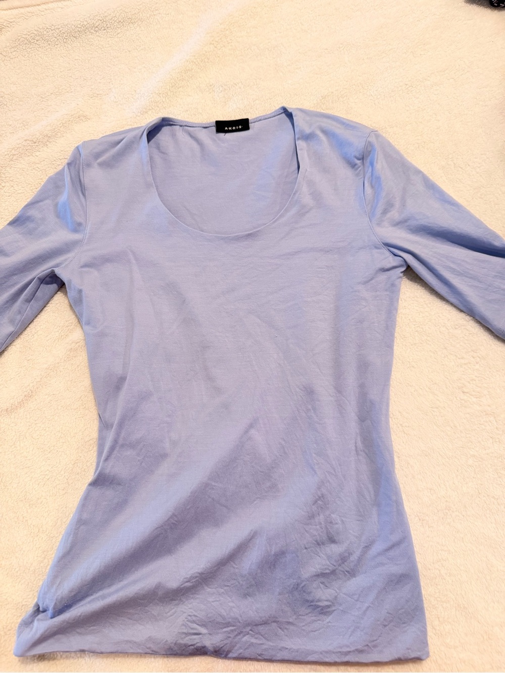 Akris Punto Women's Light purple Neck Top